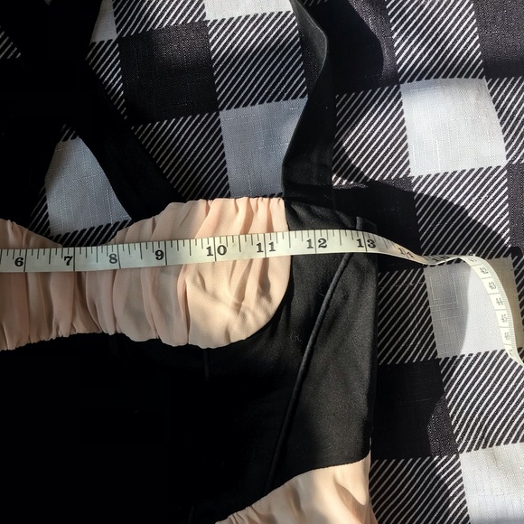 NWOT. ASOS chiffon babydoll tunic top corset style - Picture 9 of 9